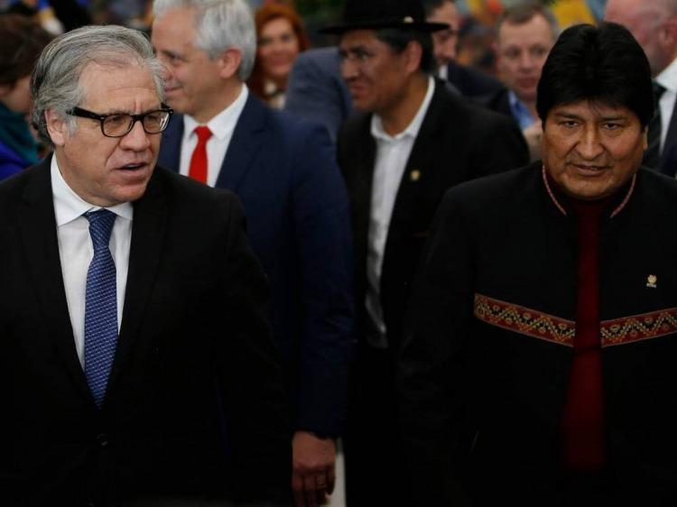 morales y almagro bolivia politica internacional foto de Politica Argentina